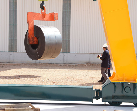 Industrial coil lifting C-hook